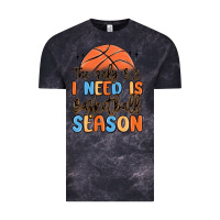 Cloud Black the only b.s. i need is basketball season Vintage Tee - MaliasSmallBusiness
