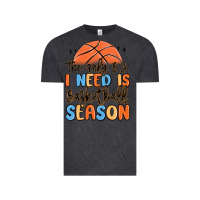 Vintage Black the only b.s. i need is basketball season Vintage Tee - MaliasSmallBusiness