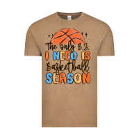 Vintage Coffee the only b.s. i need is basketball season Vintage Tee - MaliasSmallBusiness
