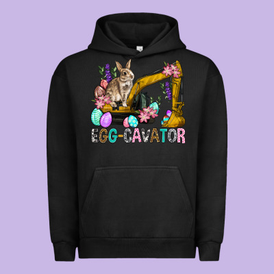 Egg Cavator Easter Urban Hoodie Designed By Bundleandbundleshop