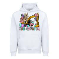White Egg Cavator Easter Urban Hoodie - BundleAndBundleShop