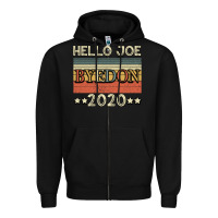 Black Hello Joe Biden 2020 Zipper Hoodie - Bettercallsaul