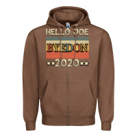 Chestnut Hello Joe Biden 2020 Zipper Hoodie - Bettercallsaul
