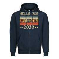 Navy Hello Joe Biden 2020 Zipper Hoodie - Bettercallsaul
