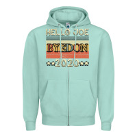 Seafoam Hello Joe Biden 2020 Zipper Hoodie - Bettercallsaul