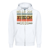 White Hello Joe Biden 2020 Zipper Hoodie - Bettercallsaul