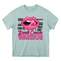 Arona breast cancer warrior lips Heavy Core Tee - JahusDesignShop