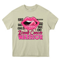 Mossy breast cancer warrior lips Heavy Core Tee - JahusDesignShop