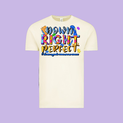 Down Right Perfect Vintage Tee Designed By Jahusdesignshop