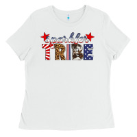 White sparkler tribe Ladies Tee - HRA Design Shop