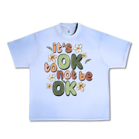 Grape Ice it's ok to not be ok Urban Heavy Tee - MaliasSmallBusiness