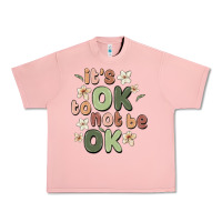Salmon it's ok to not be ok Urban Heavy Tee - MaliasSmallBusiness