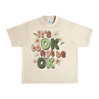 Sandshell it's ok to not be ok Urban Heavy Tee - MaliasSmallBusiness