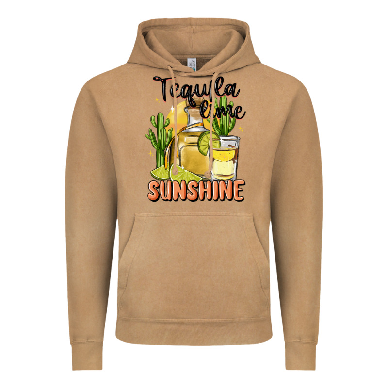 Tequila Lime Sunshine Vintage Hoodie by MaliasSmallBusiness | Teevron