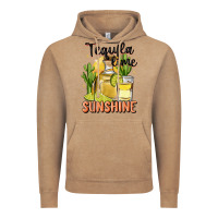 Vintage Coffee tequila lime sunshine Vintage Hoodie - MaliasSmallBusiness