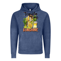 Vintage Denim tequila lime sunshine Vintage Hoodie - MaliasSmallBusiness