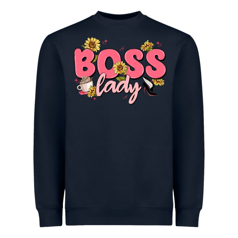 Boss Lady Heavyweight Sweatshirt by MaliasSmallBusiness | Teevron
