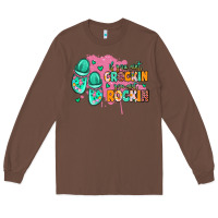 Chestnut if you aint crockin you aint rockin Long Sleeve Tee - MaliasSmallBusiness