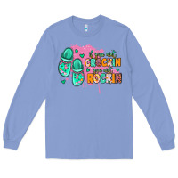 Colony Blue if you aint crockin you aint rockin Long Sleeve Tee - MaliasSmallBusiness