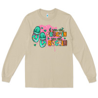 Mushroom if you aint crockin you aint rockin Long Sleeve Tee - MaliasSmallBusiness