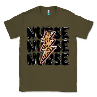 Army Green nurse lightning bolt Classic Tee - MaliasSmallBusiness