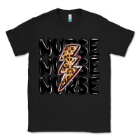 Black nurse lightning bolt Classic Tee - MaliasSmallBusiness