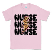 Bubblegum Pink nurse lightning bolt Classic Tee - MaliasSmallBusiness