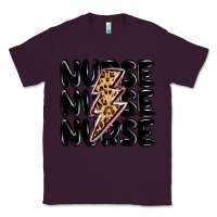 Plum nurse lightning bolt Classic Tee - MaliasSmallBusiness
