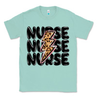 Seafoam nurse lightning bolt Classic Tee - MaliasSmallBusiness