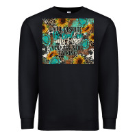Black yet despite the look on my face you are still talk Premium Sweatshirt - CowGirlArtShop
