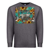 Charcoal Heather yet despite the look on my face you are still talk Premium Sweatshirt - CowGirlArtShop