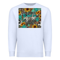 White yet despite the look on my face you are still talk Premium Sweatshirt - CowGirlArtShop