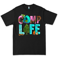 Black camp life Premium Tee - AdoDesignShop