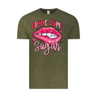 Vintage Olive gimme some sugar Vintage Tee - MaliasSmallBusiness