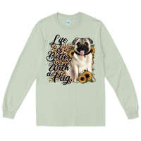 Matcha life is better with a pug Long Sleeve Tee - JahusDesignShop