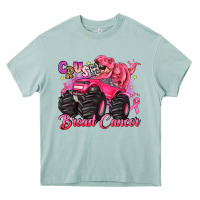 Arona crush breast cancer monster truck with dinosaur Heavy Core Tee - JahusDesignShop