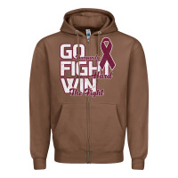 Chestnut Go Burgundy Fifht Hard Win The Fight Zipper Hoodie - Bettercallsaul