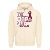 Sandshell Go Burgundy Fifht Hard Win The Fight Zipper Hoodie - Bettercallsaul