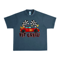 Midnight Navy pit crew boys birthday race car Urban Heavy Tee - MaliasSmallBusiness