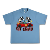 Pebble Blue pit crew boys birthday race car Urban Heavy Tee - MaliasSmallBusiness