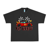 Pigment Black pit crew boys birthday race car Urban Heavy Tee - MaliasSmallBusiness