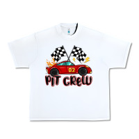 White pit crew boys birthday race car Urban Heavy Tee - MaliasSmallBusiness