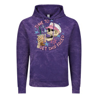 Cloud Purple time to get ship faced Vintage Hoodie - MaliasSmallBusiness