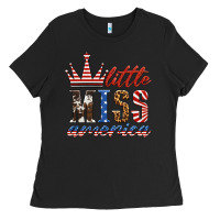 Black little miss america Ladies Tee - HRA Design Shop