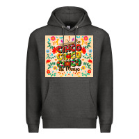 Charcoal Heather cinco cinco cinco de mayo Premium Hoodie - CowGirlArtShop