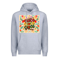Heather Grey cinco cinco cinco de mayo Premium Hoodie - CowGirlArtShop