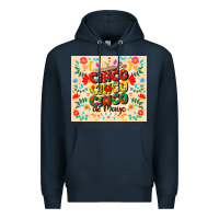 Navy cinco cinco cinco de mayo Premium Hoodie - CowGirlArtShop