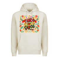 Oatmeal Heather cinco cinco cinco de mayo Premium Hoodie - CowGirlArtShop