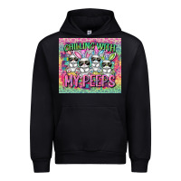 Black chilling with my peeps Urban Hoodie - FaDigitalArtStudio