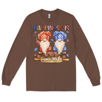 Chestnut happiness is homemade Long Sleeve Tee - MaliasSmallBusiness